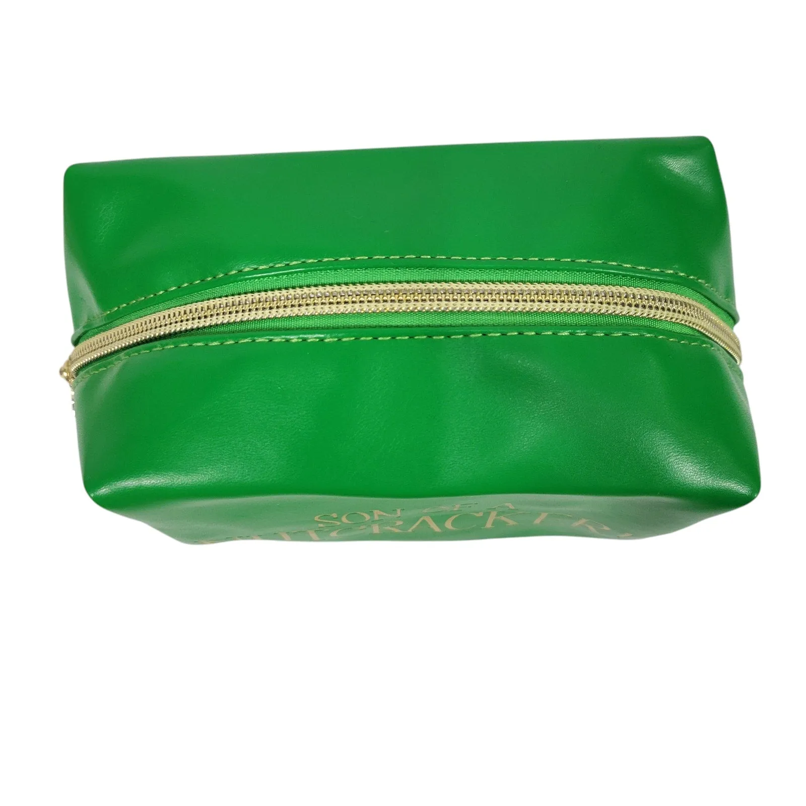 Elf Nutcracker Make Up Bag Green Pouch Cosmetics Case Festive Holiday Makeup Revolution