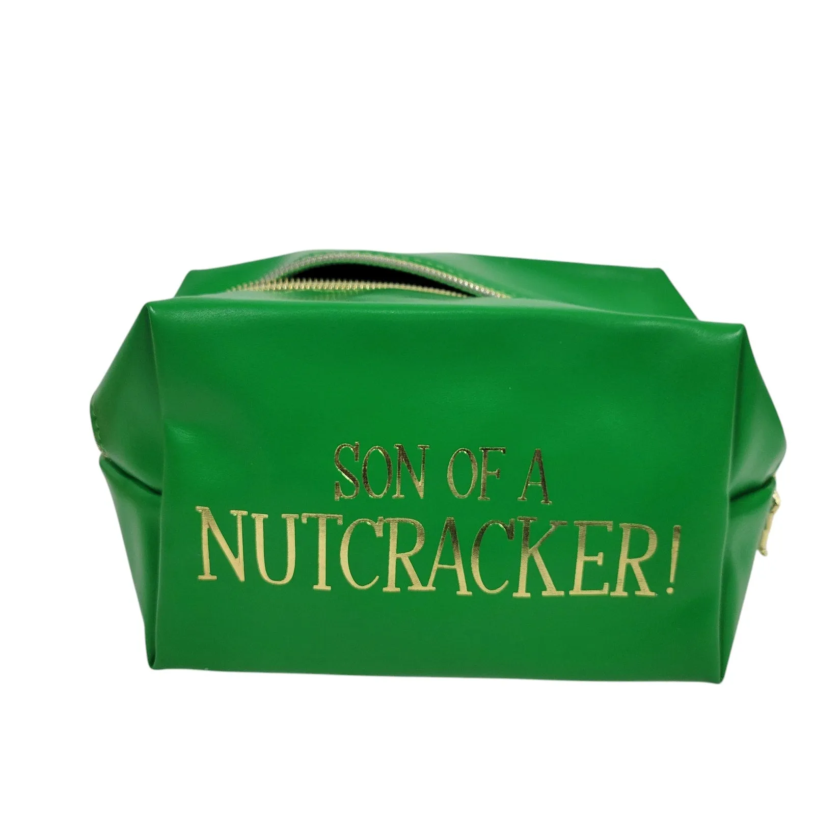 Elf Nutcracker Make Up Bag Green Pouch Cosmetics Case Festive Holiday Makeup Revolution