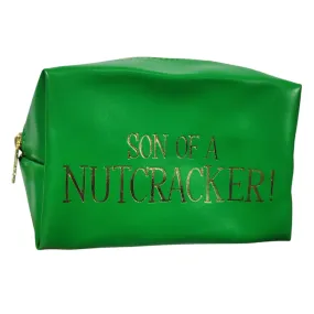 Elf Nutcracker Make Up Bag Green Pouch Cosmetics Case Festive Holiday Makeup Revolution