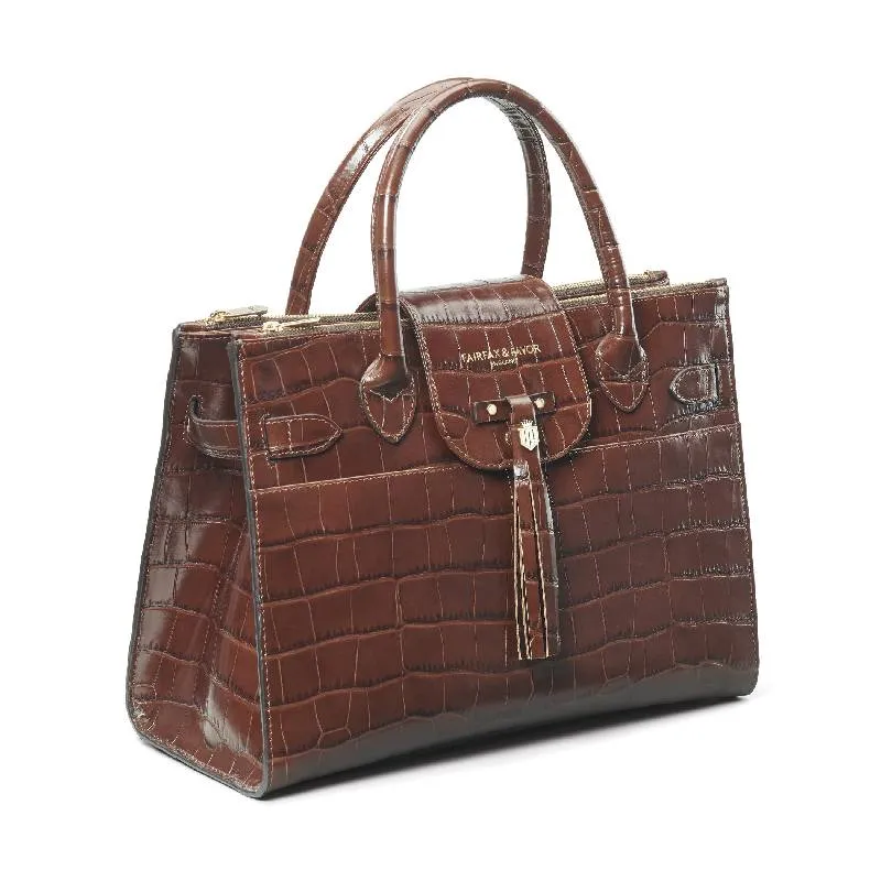 Fairfax & Favor Windsor Work Ladies Bag - Conker Brown