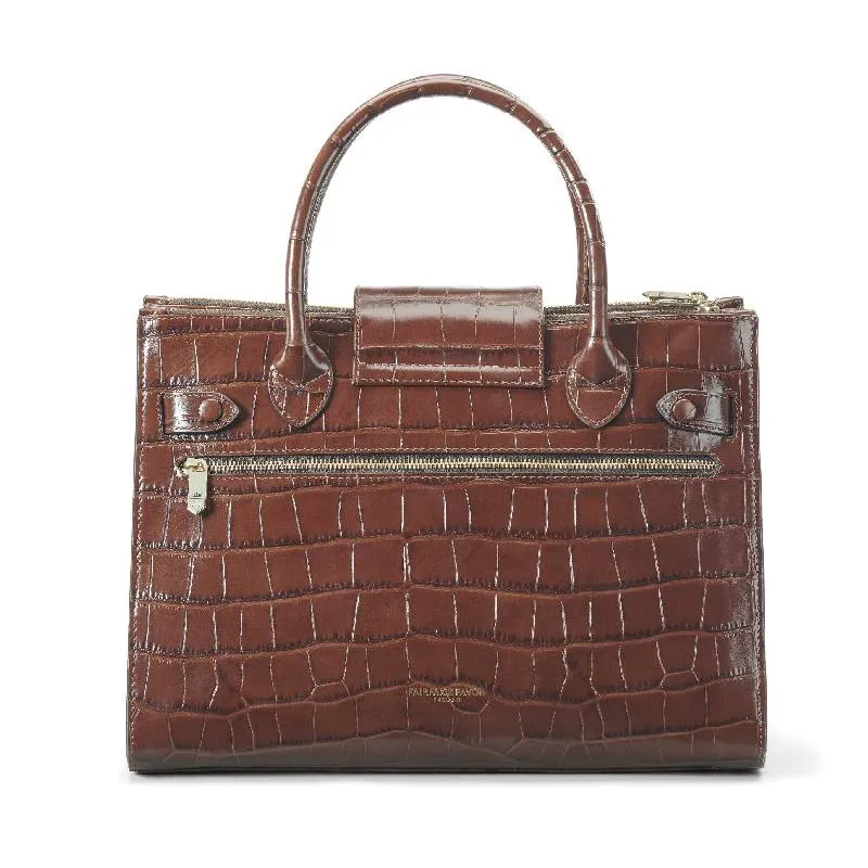 Fairfax & Favor Windsor Work Ladies Bag - Conker Brown