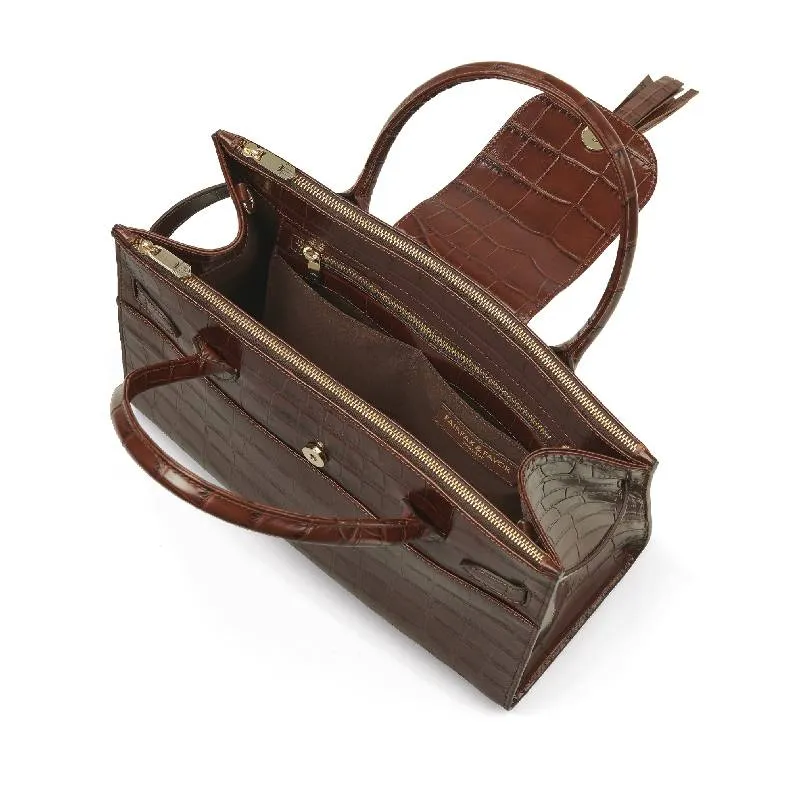 Fairfax & Favor Windsor Work Ladies Bag - Conker Brown