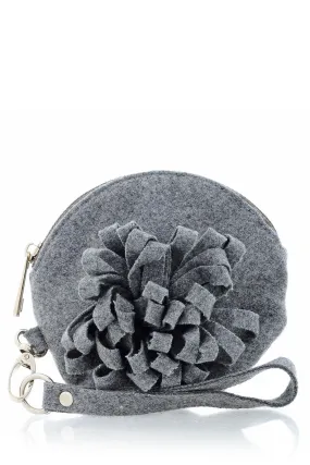 FELICIA Grey Keychain Pochette