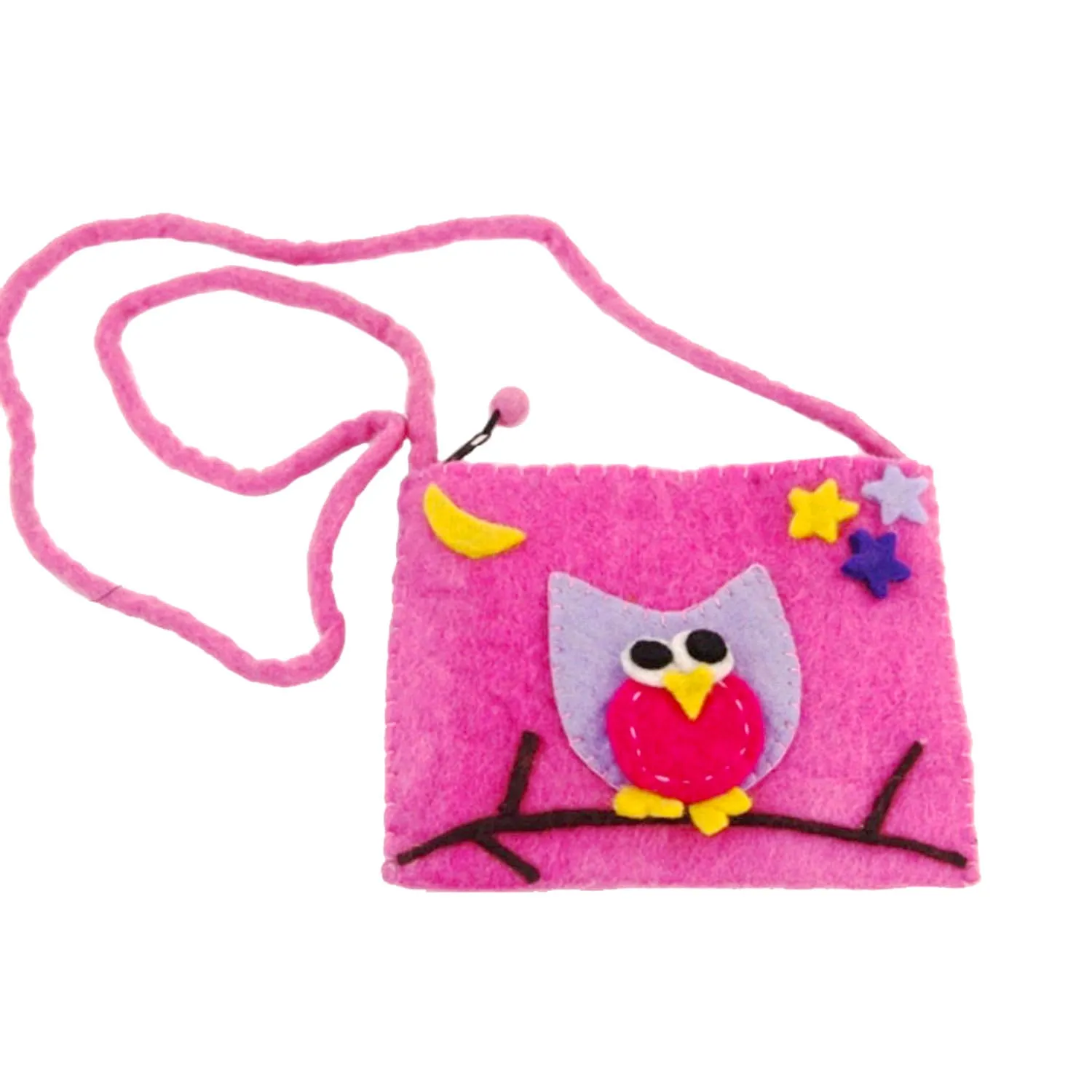 Felt Owl Purse Global Groove