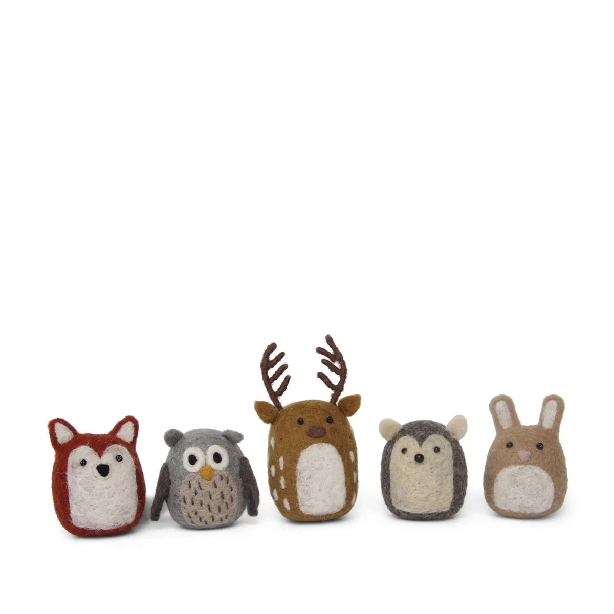 Felted Forest Animals (Set of 5) by Én Gry & Sif