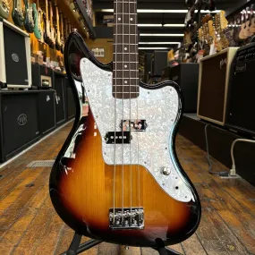 Fender Limited Edition Mark Hoppus Jaguar Bass Guitar 3-Color Sunburst w/Padded Gig Bag