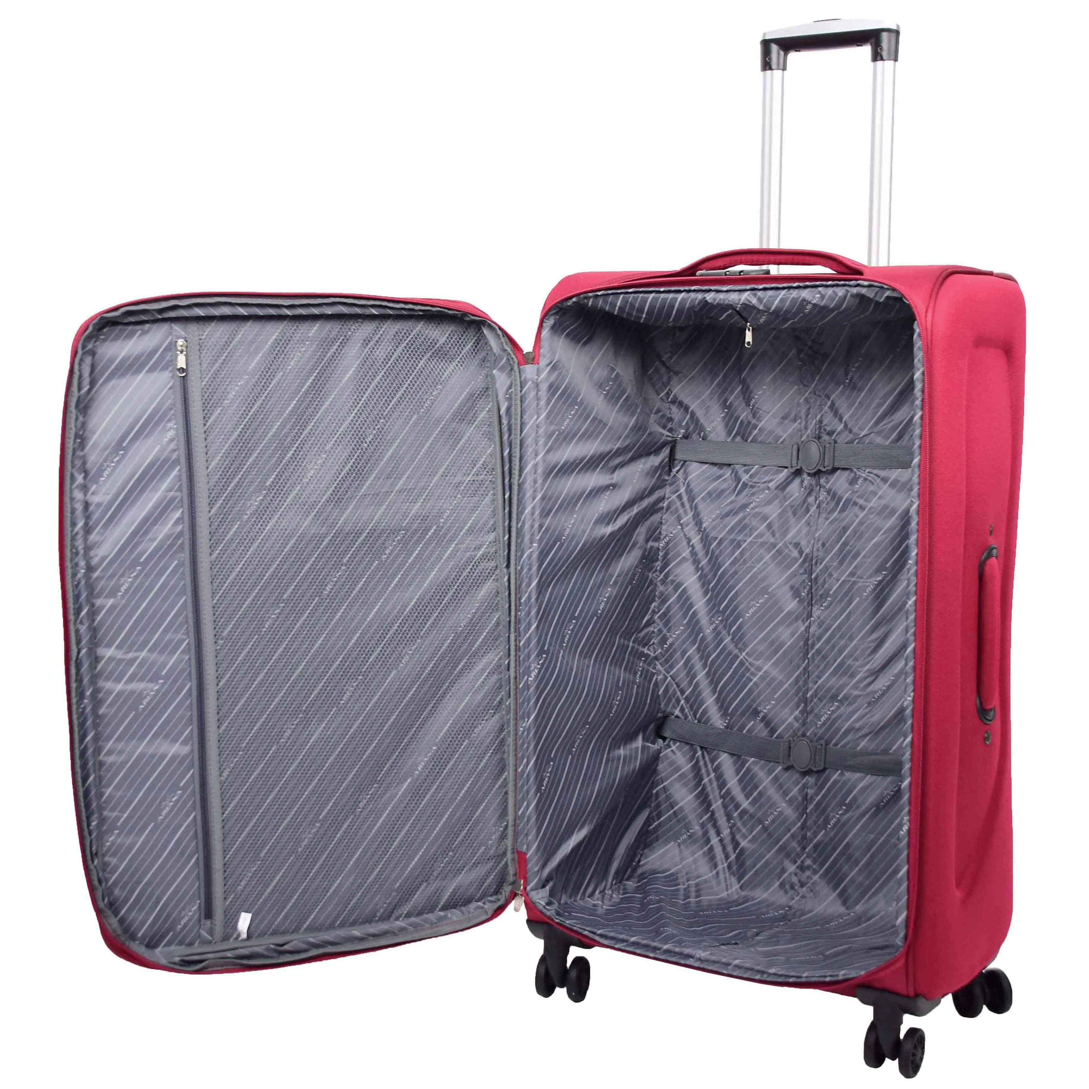 Four Wheel Lightweight Suitcase Columbia