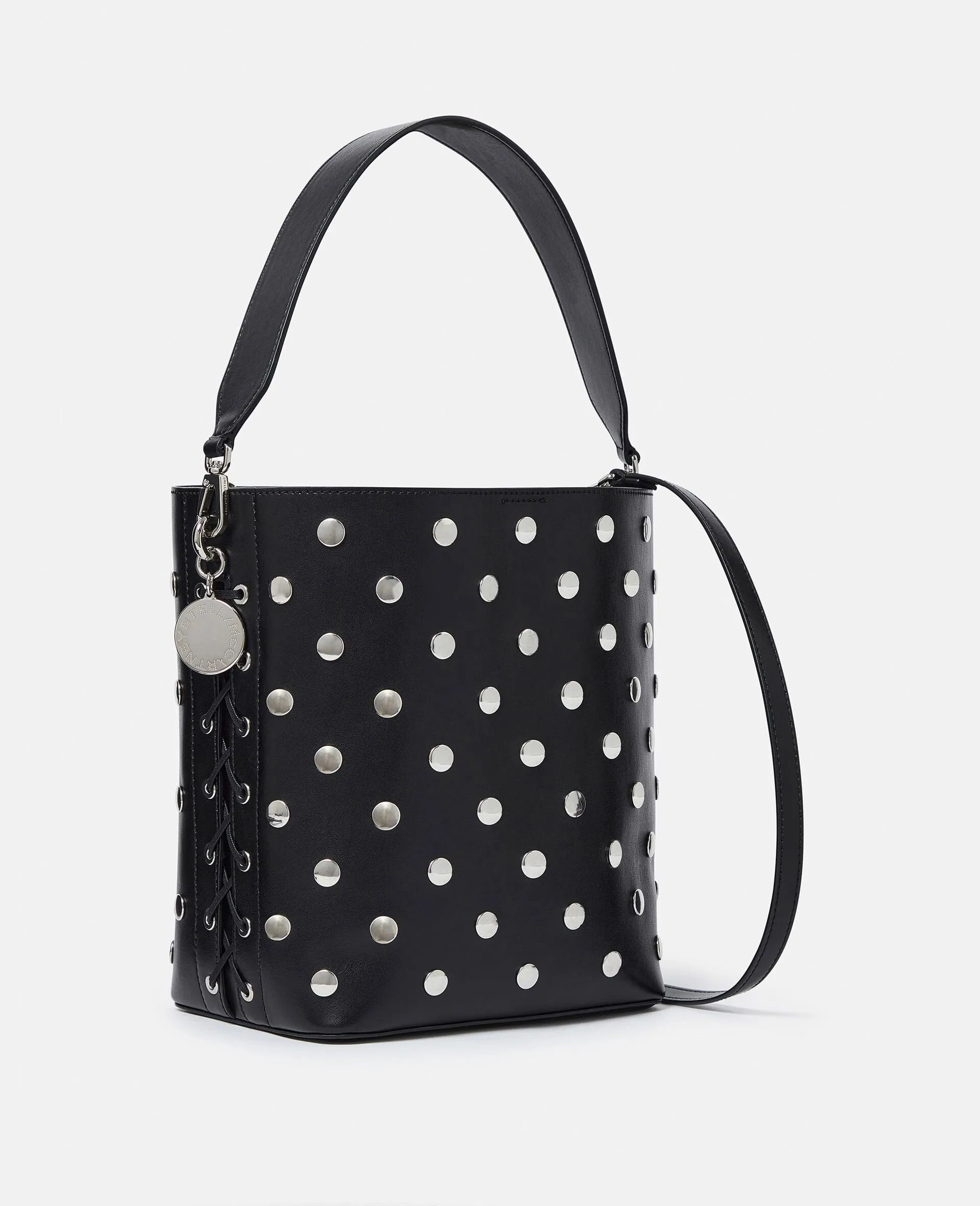 Frayme Studded Large Bucket Bag