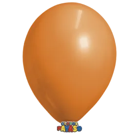 Globos Payaso 10in Balloon Pastel Orange 50ct