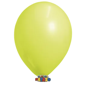 Globos Payaso 10in Balloon Pastel Yellow 50ct