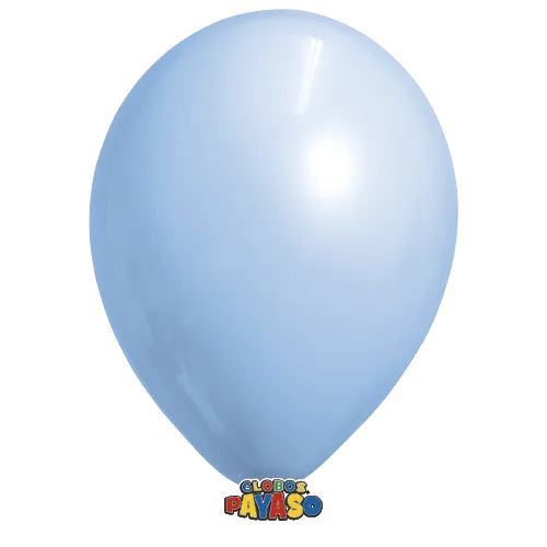 Globos Payaso 12in Balloon Pastel Light Blue 50ct