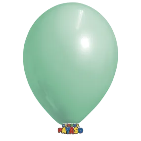 Globos Payaso 12in Balloon Pastel Light Green 50ct