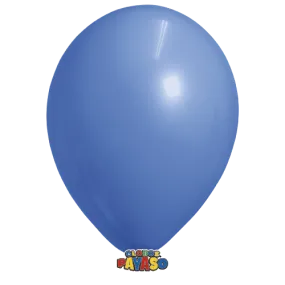 Globos Payaso 5in Balloon Pastel Dark Blue 100ct