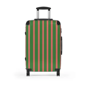 Green & Pink Traveler Suitcase