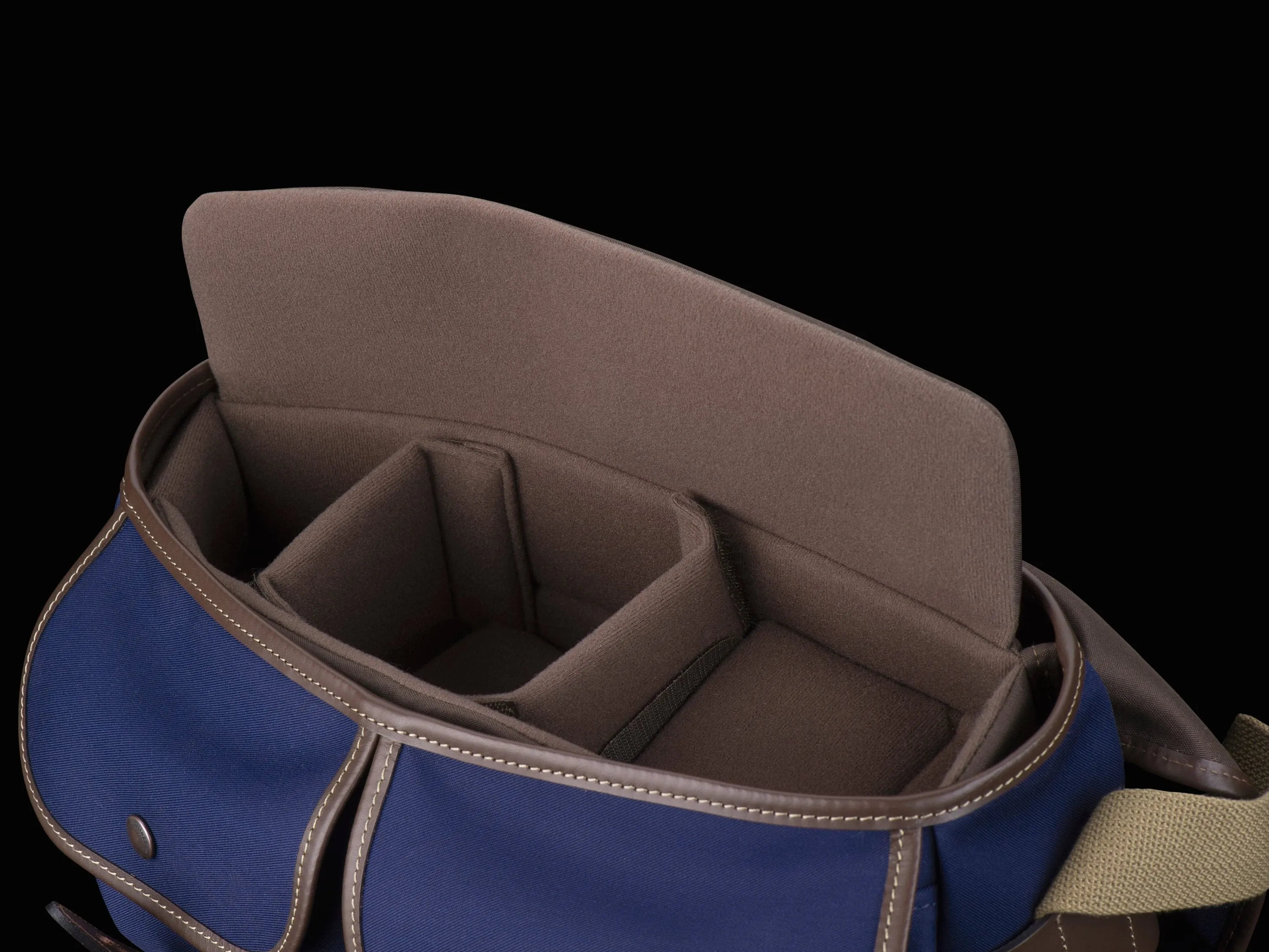 Hadley Pro Camera Bag - Navy Canvas / Chocolate leather