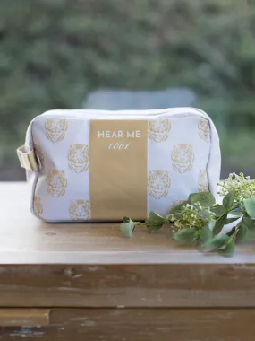 Hear Me Roar Cosmetic Bag