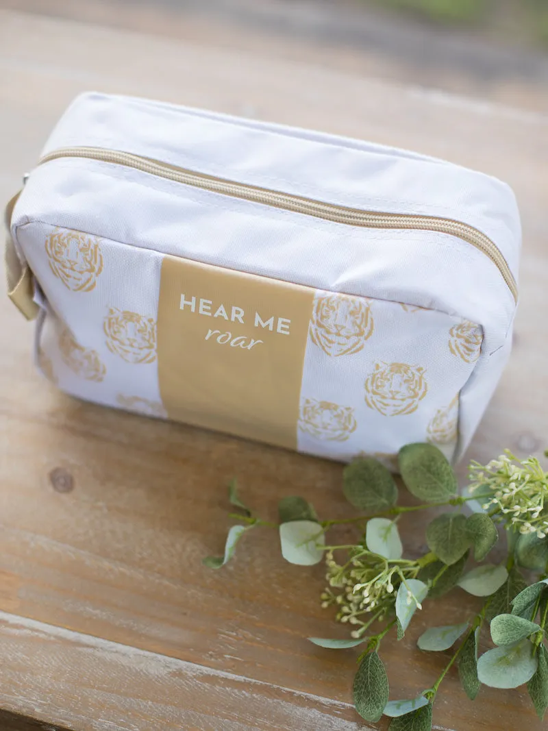 Hear Me Roar Cosmetic Bag