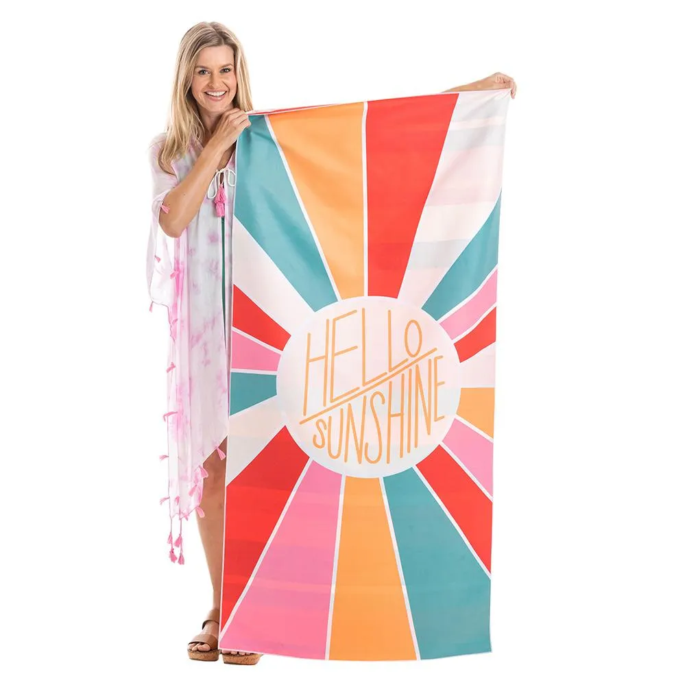 Hello Sunshine Quick Dry Wholesale Beach Towels