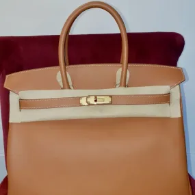 Hermès Birkin 35 Gold Veau Jonathan Gold Hardware GHW