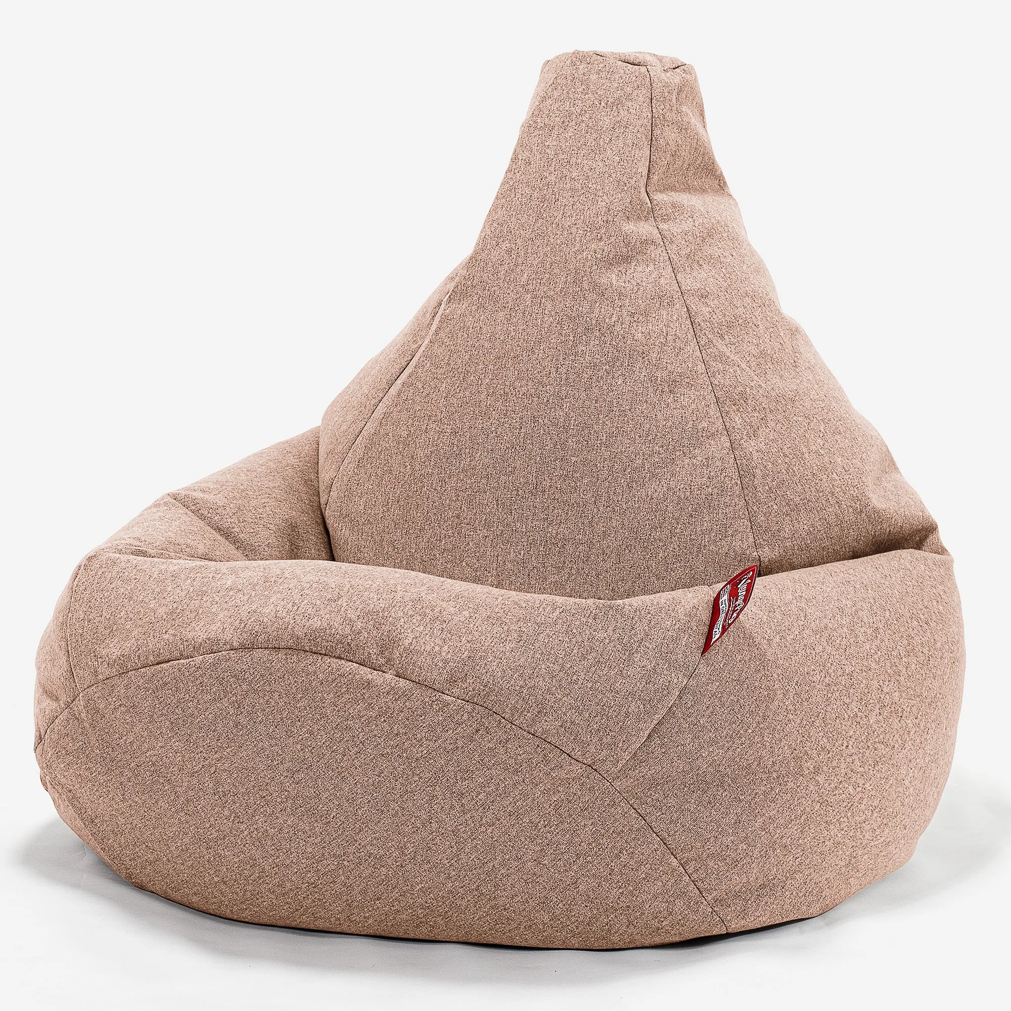 Highback Bean Bag Chair - Interalli Wool Sand