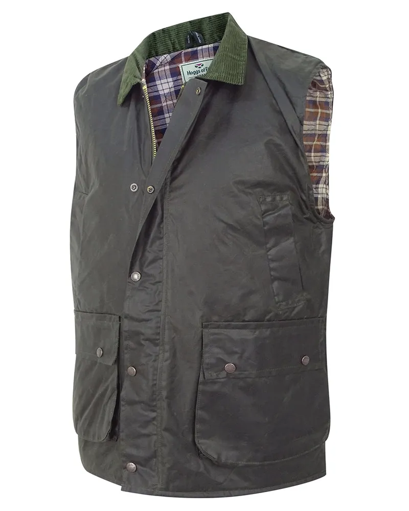 Hoggs Padded Waxed Waistcoat