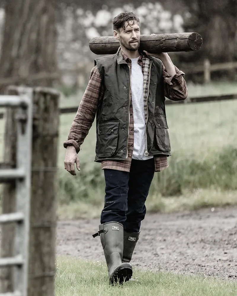 Hoggs Padded Waxed Waistcoat