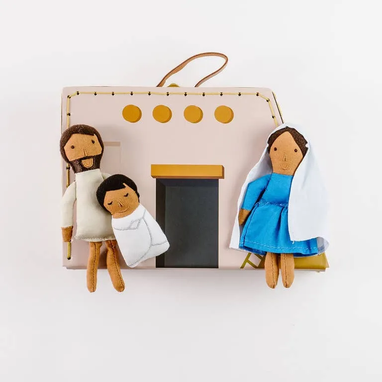 Holy Family Mini Suitcase Dolls