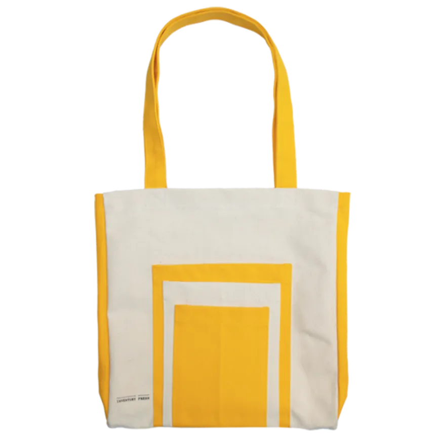 Inventory Press Bag | Yellow and Natural