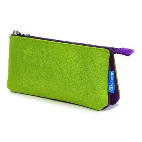 Itoya Profolio Large Midtown Pouch in Green and Purple