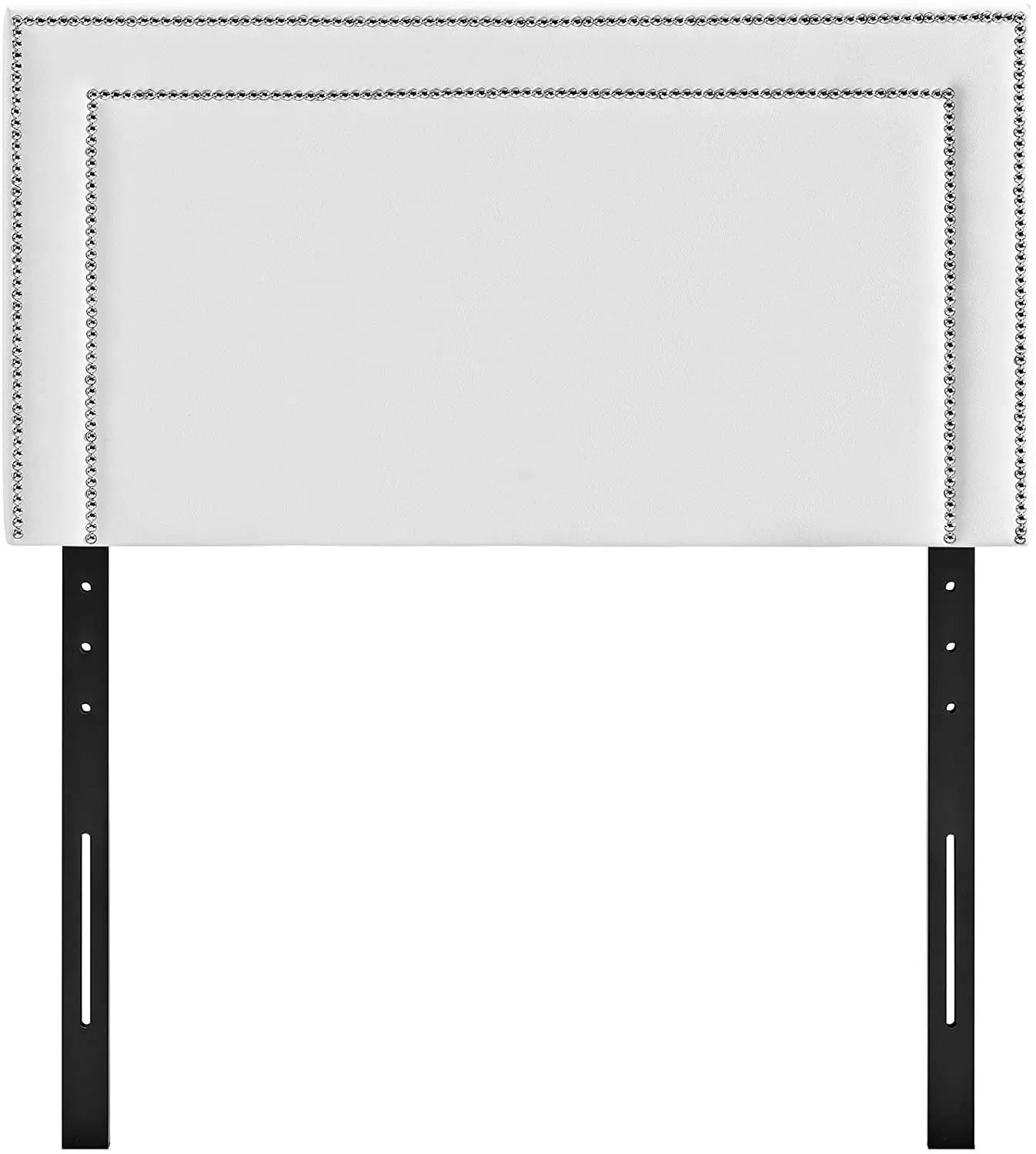 Jasmine White Studded Headboard