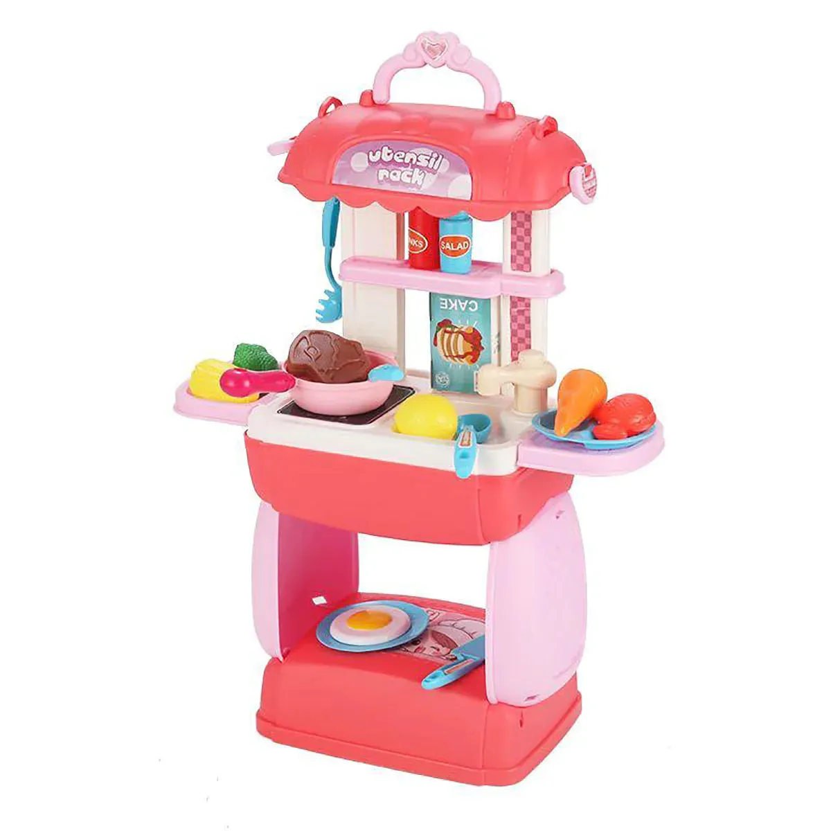 Jumbo Play Case - Pink Kitchen