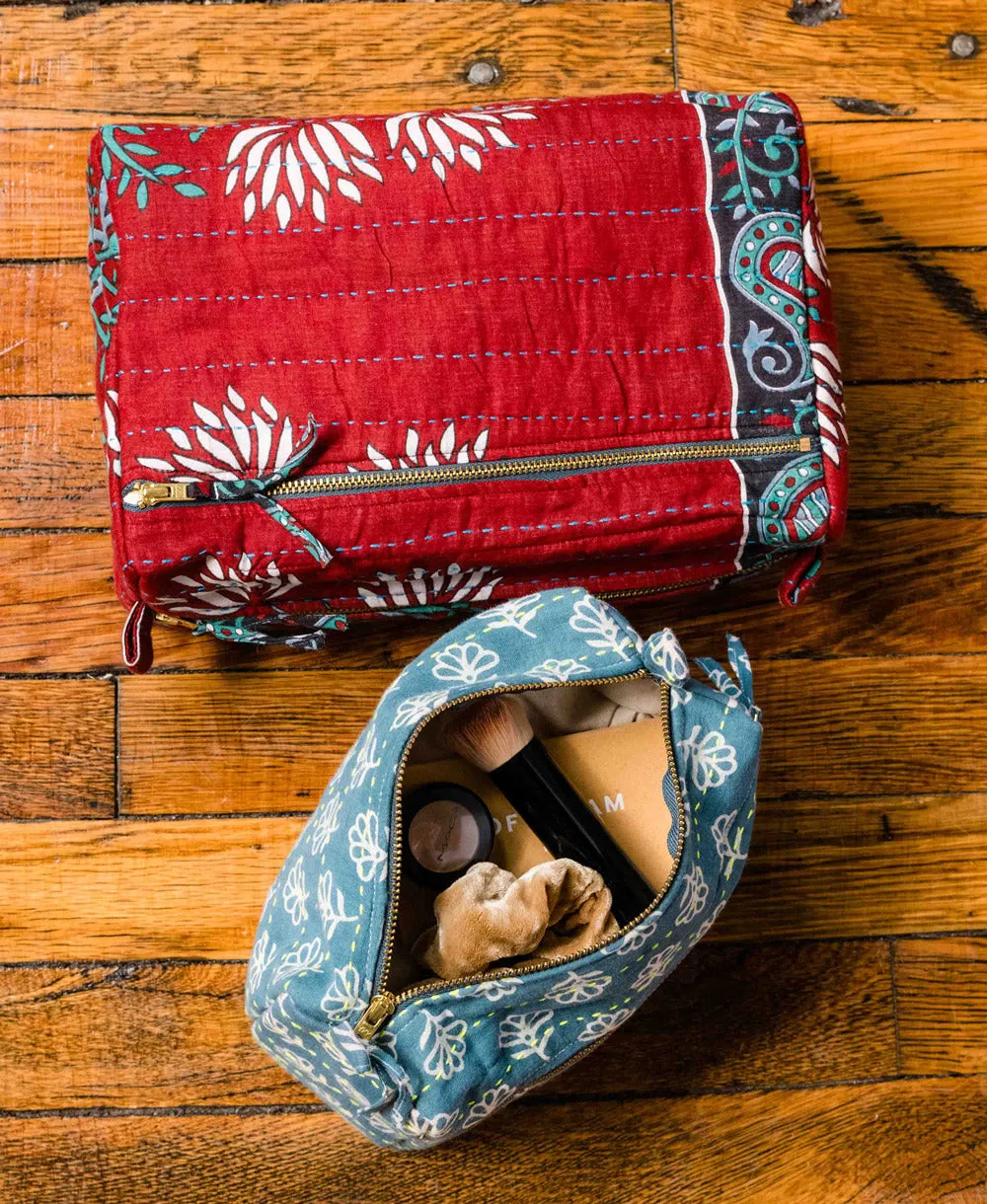 Kantha Large Toiletry Bag - No. 240421