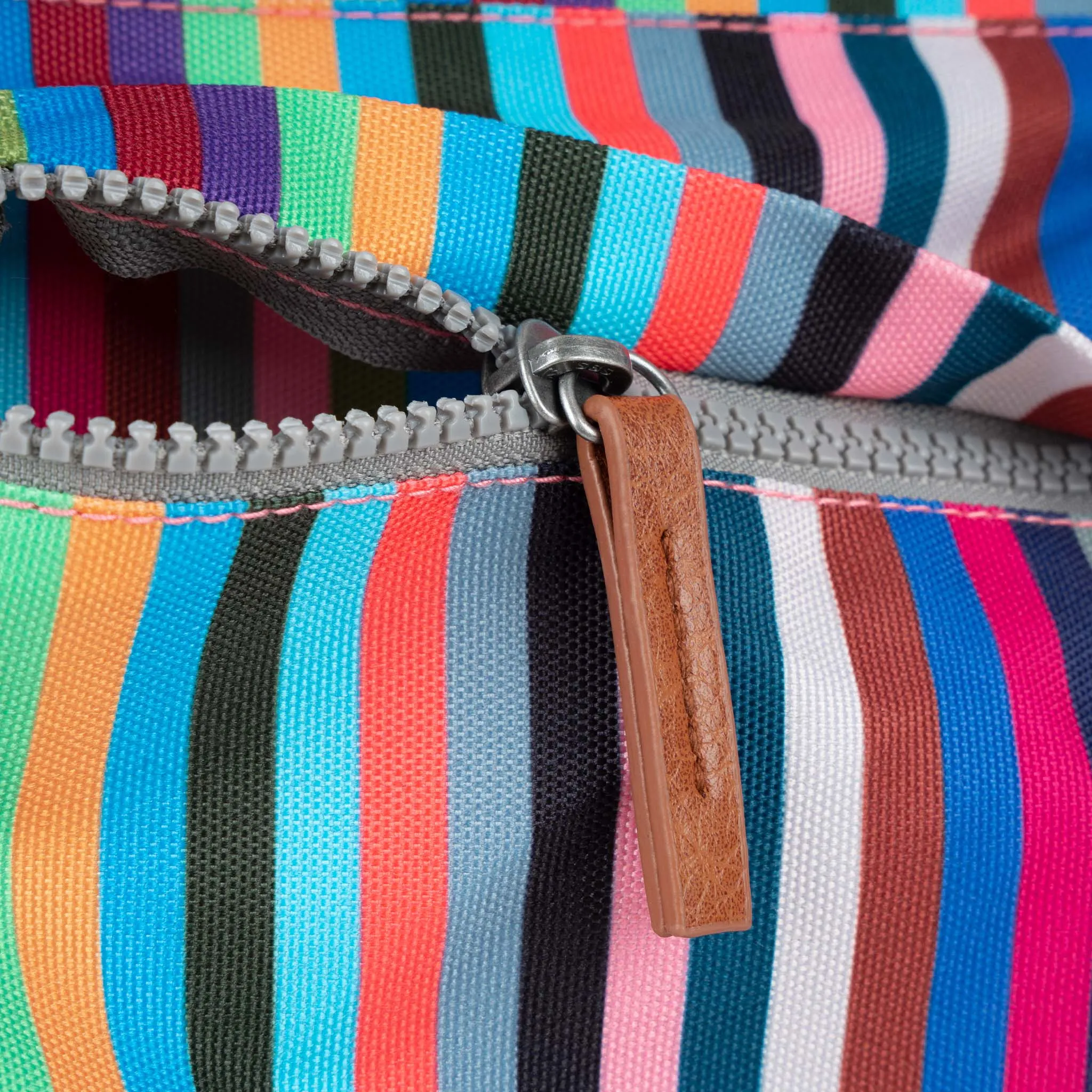 Kennington B Multi Stripe Recycled Canvas