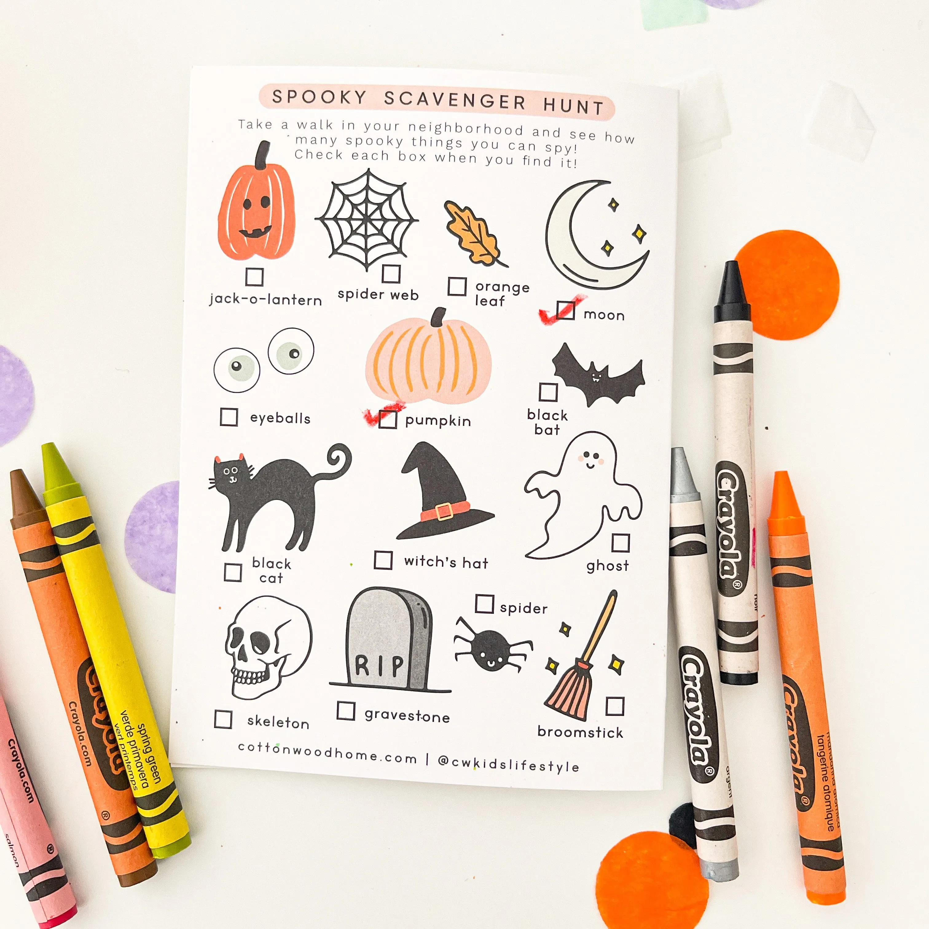 Kids Halloween Favor Bag