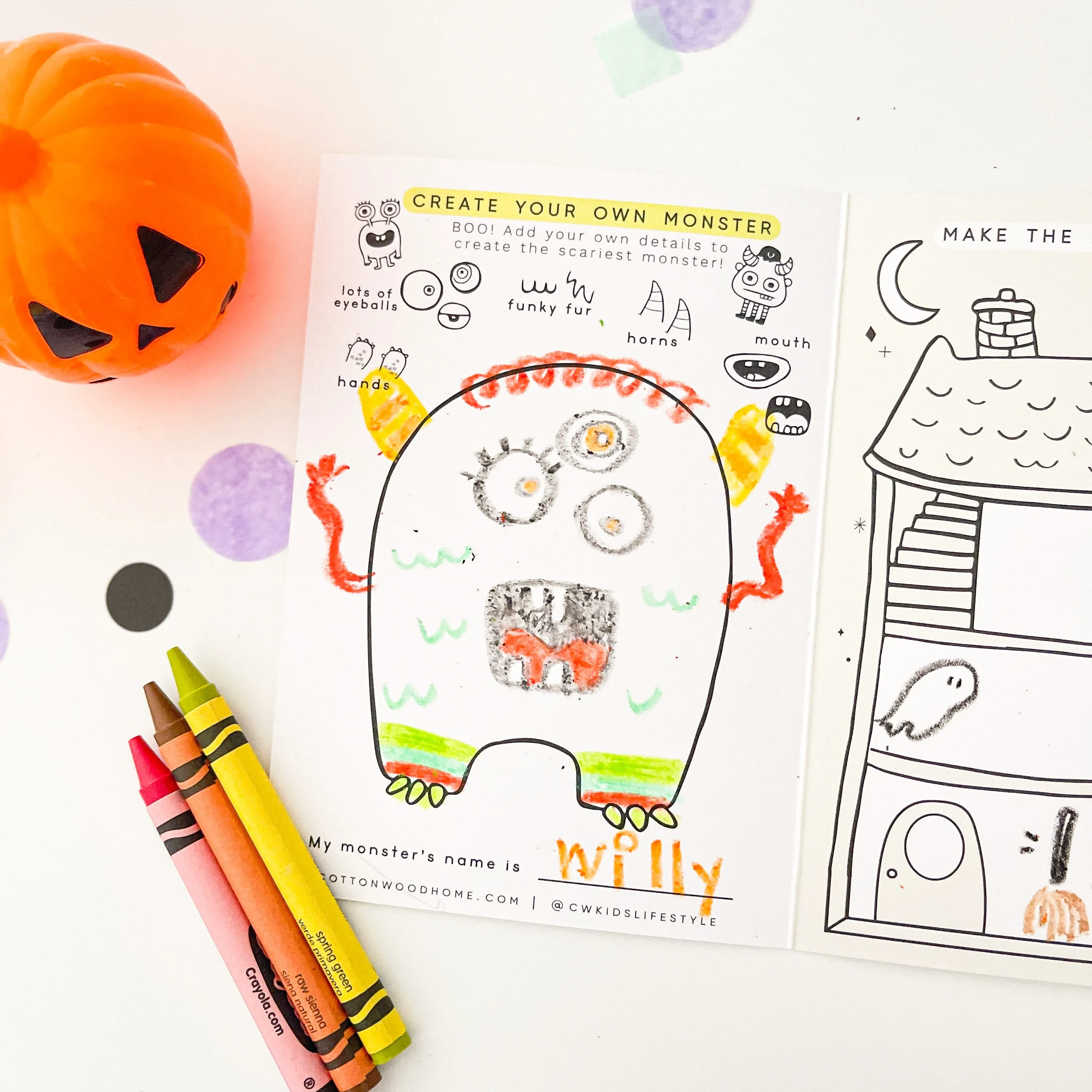 Kids Halloween Favor Bag