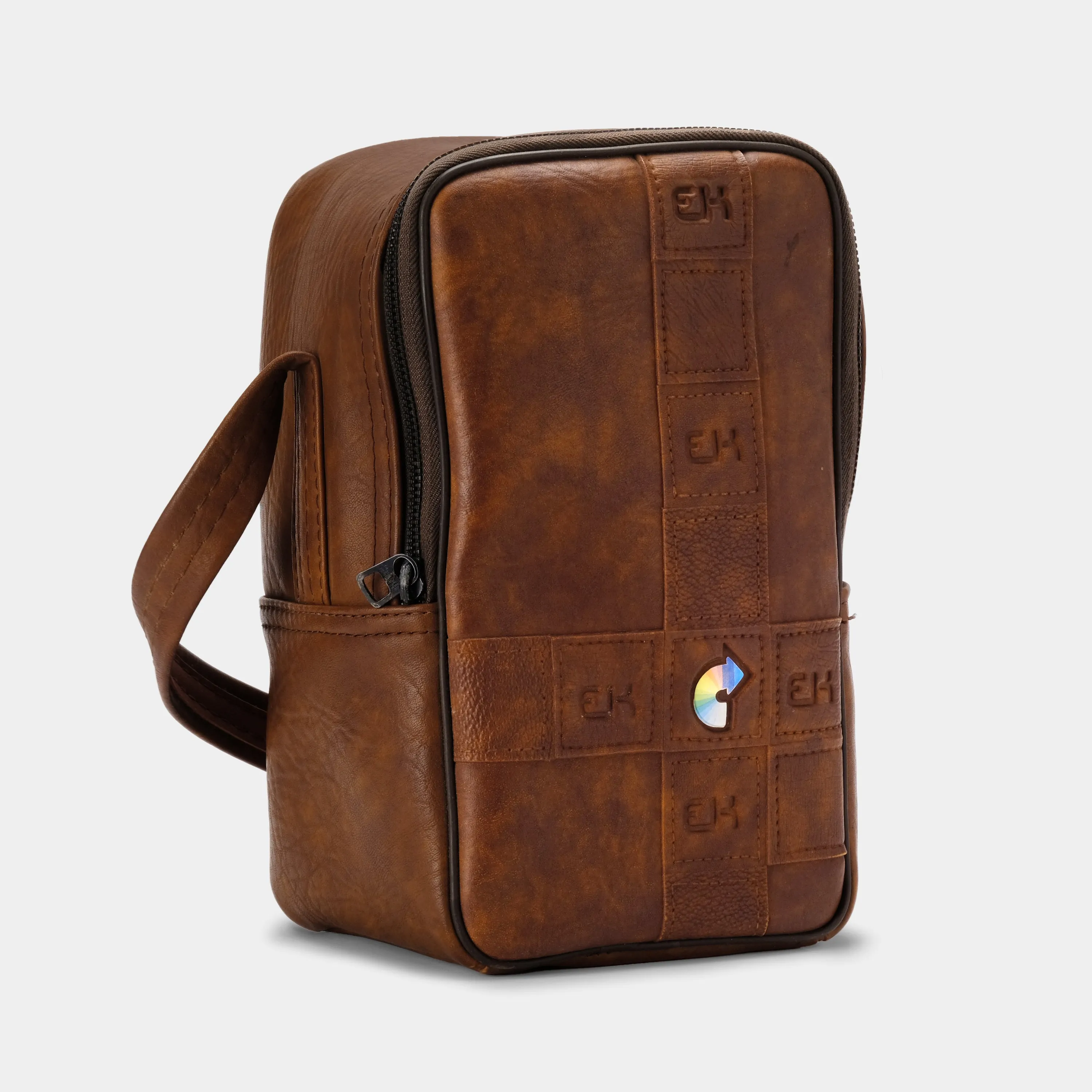 Kodak Brown Faux Leather Camera Bag