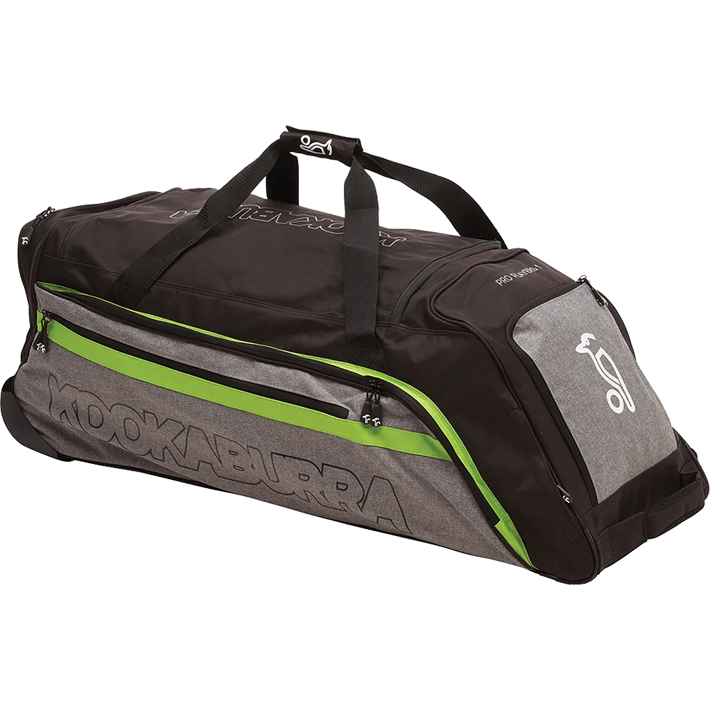 Kookaburra Pro Players 1 Black/Lime Cricket Duffle Bag