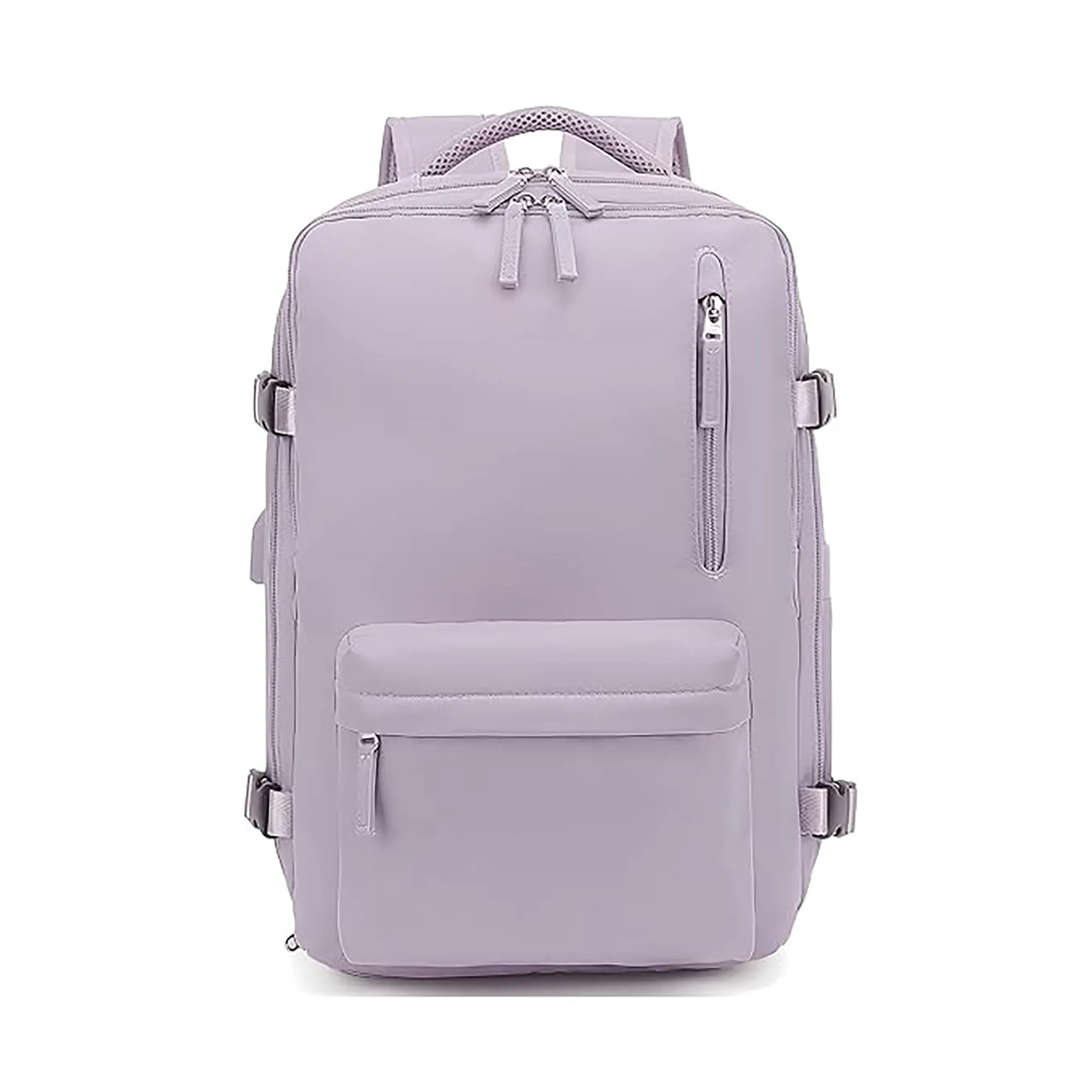 Kuber Industries Lightweight School Bag For Girls | Trendy Design | College backpack For Women | Waterproof | Multi Compartment - Purple