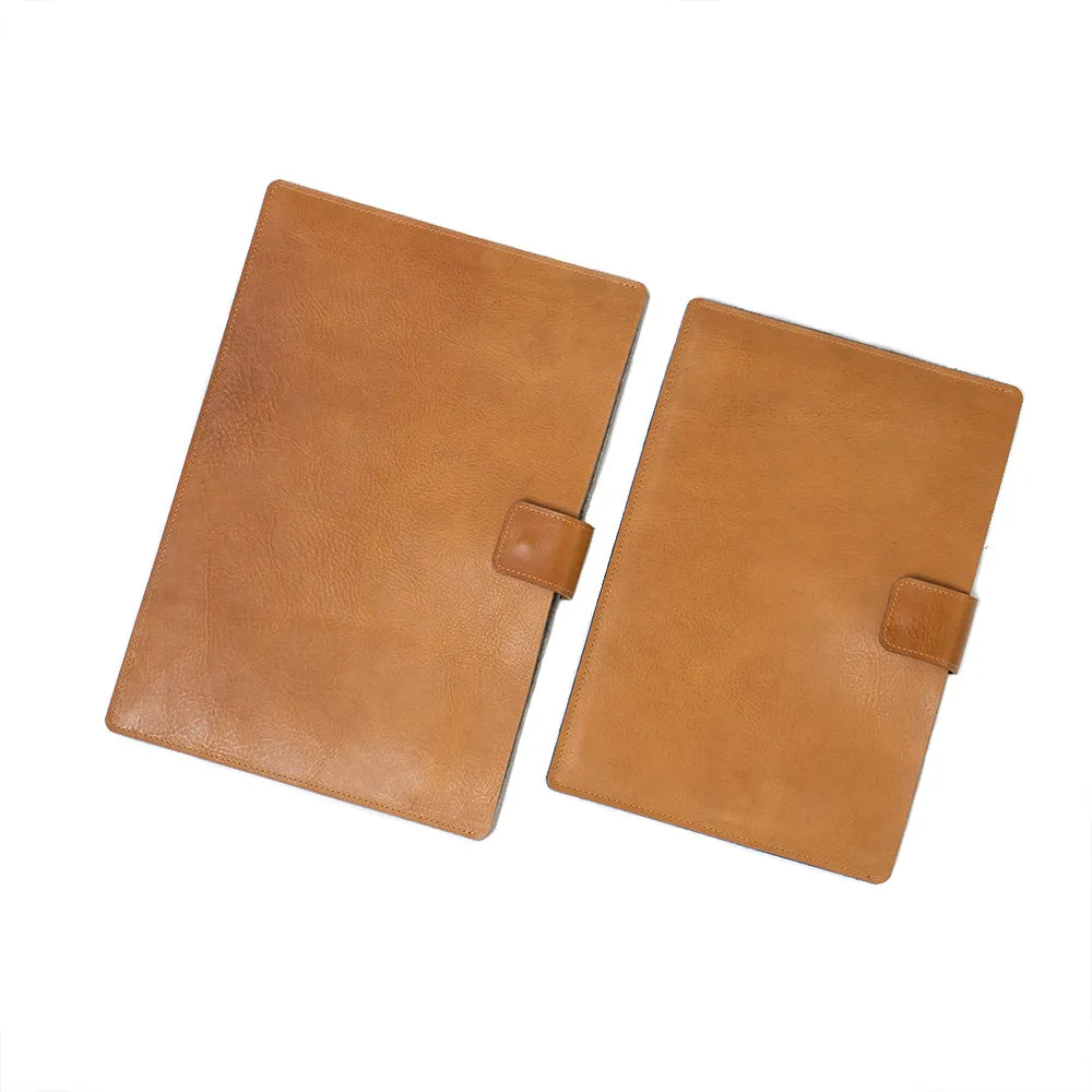 Leather Bag for MacBook with zipper pocket