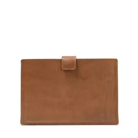 Leather Bag for MacBook with zipper pocket