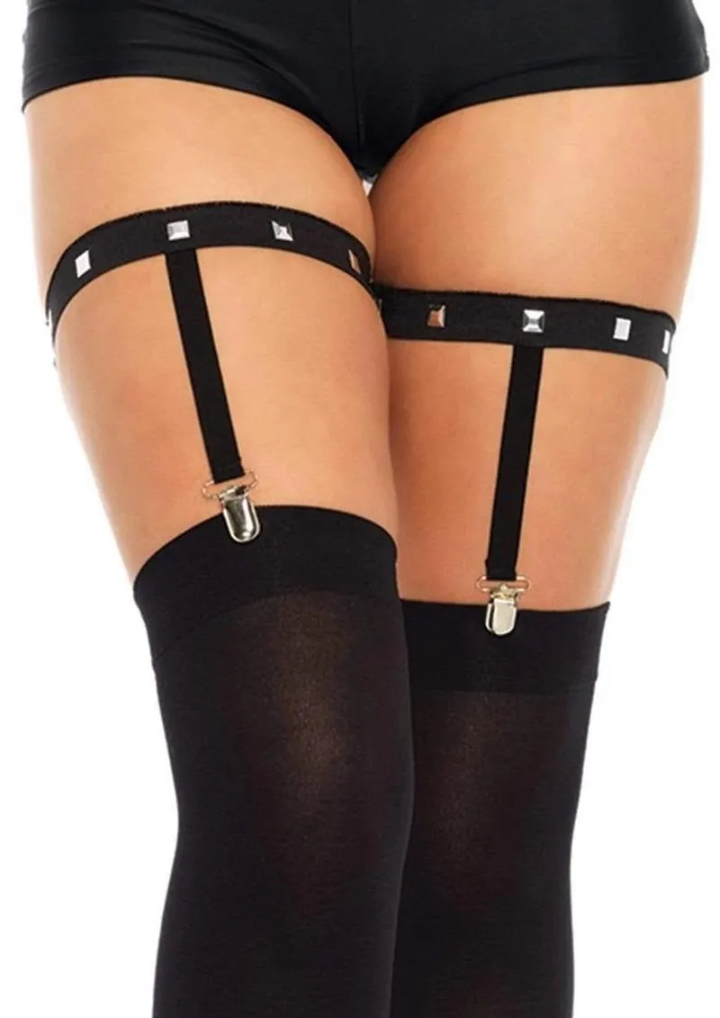 Leg Avenue Studded Elastic Garter Suspender