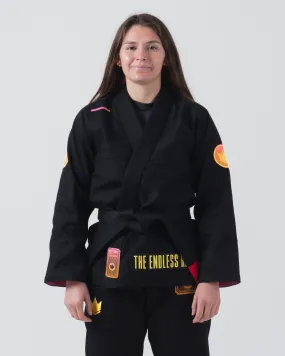 Limited Edition - Endless Roll Women's Jiu Jitsu Gi - Black