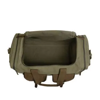 Long Journey Canvas Travel Bag - Olive Drab