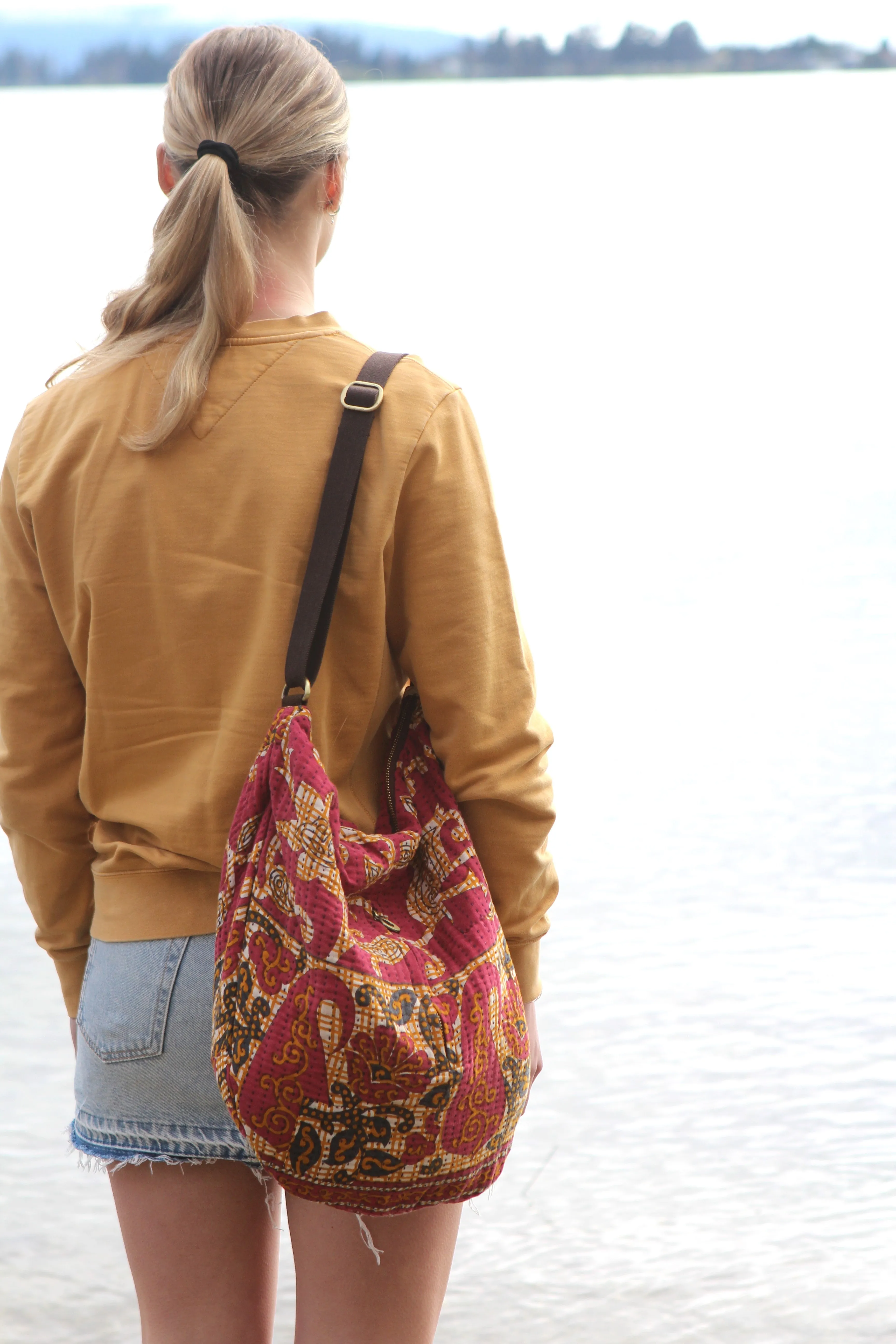 Lucy Satchel Bag - Burgundy