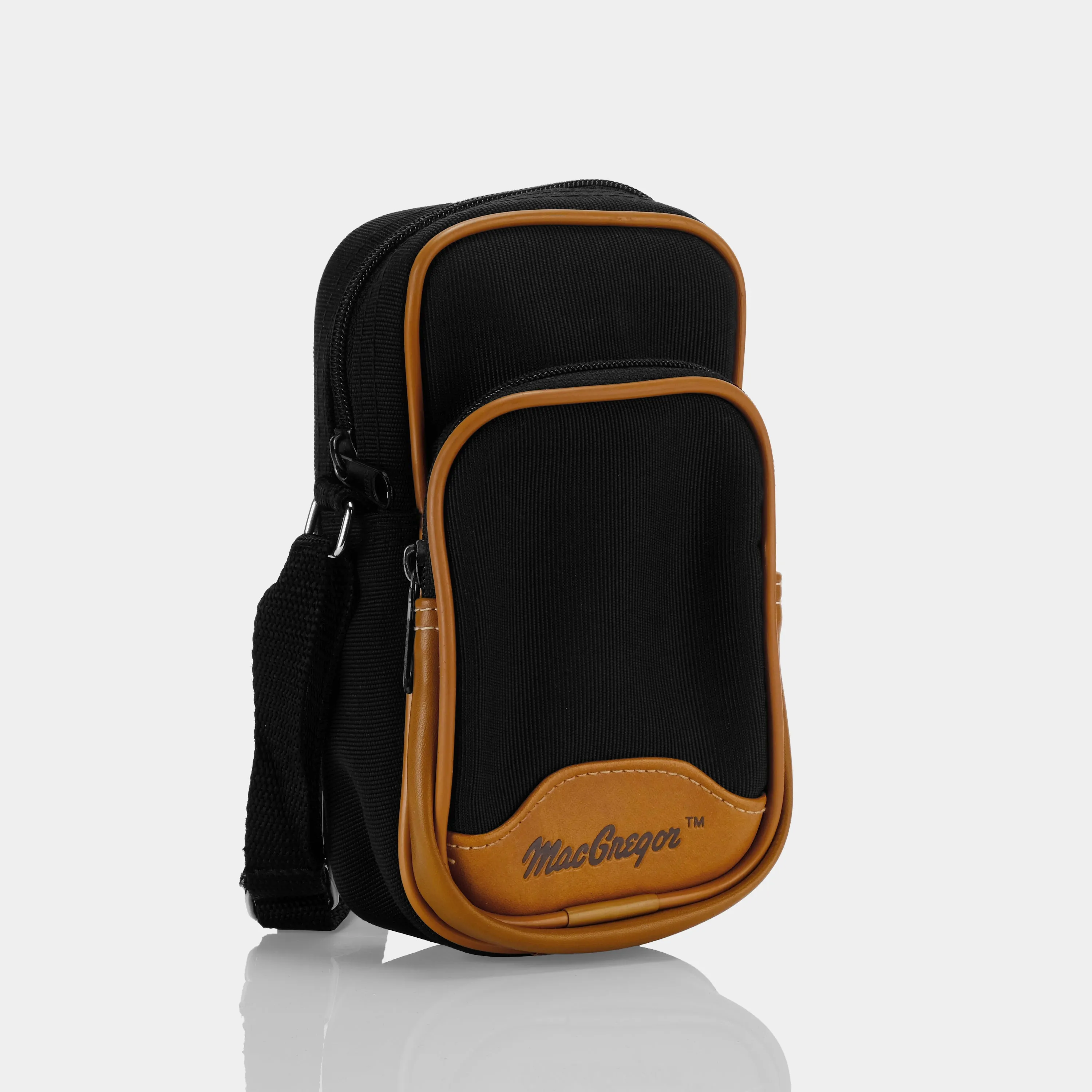 MacGregor Black and Brown Camera Bag