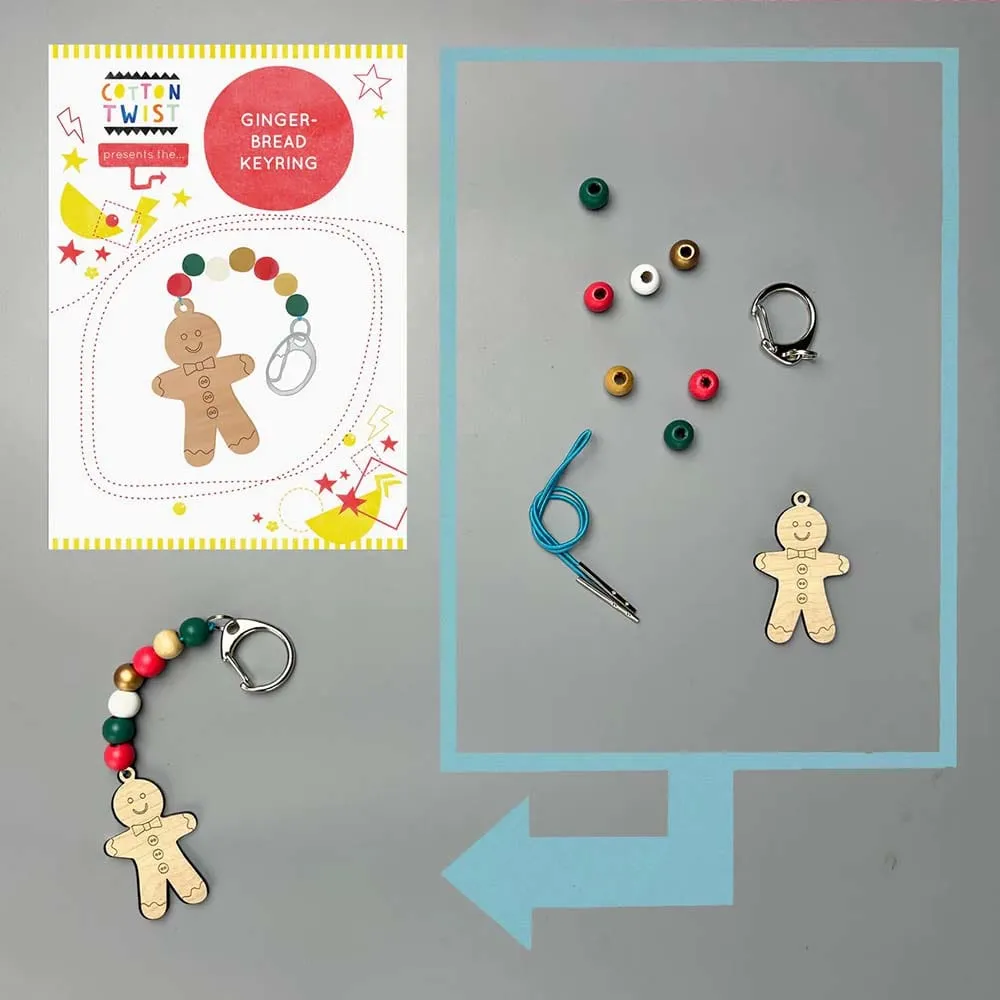 Make Your Own Gingerbread Keyring