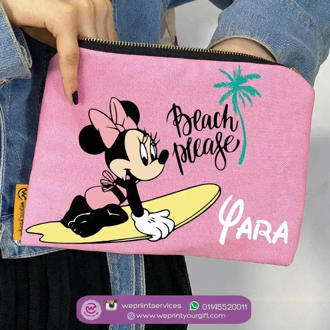 Makeup & Pencil Case-Minnie Mouse -Summer