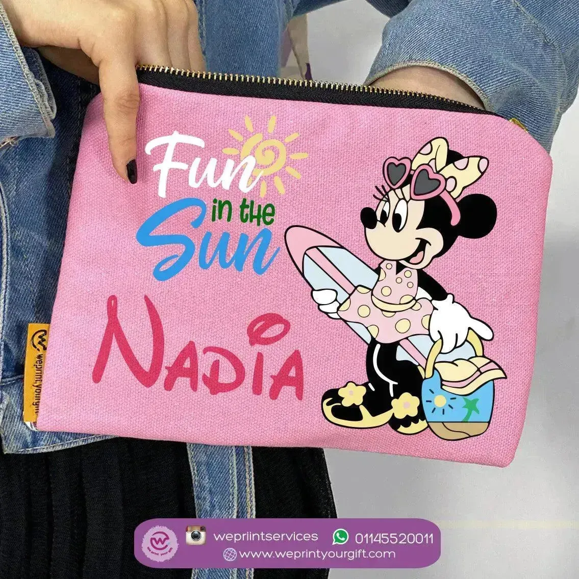 Makeup & Pencil Case-Minnie Mouse -Summer