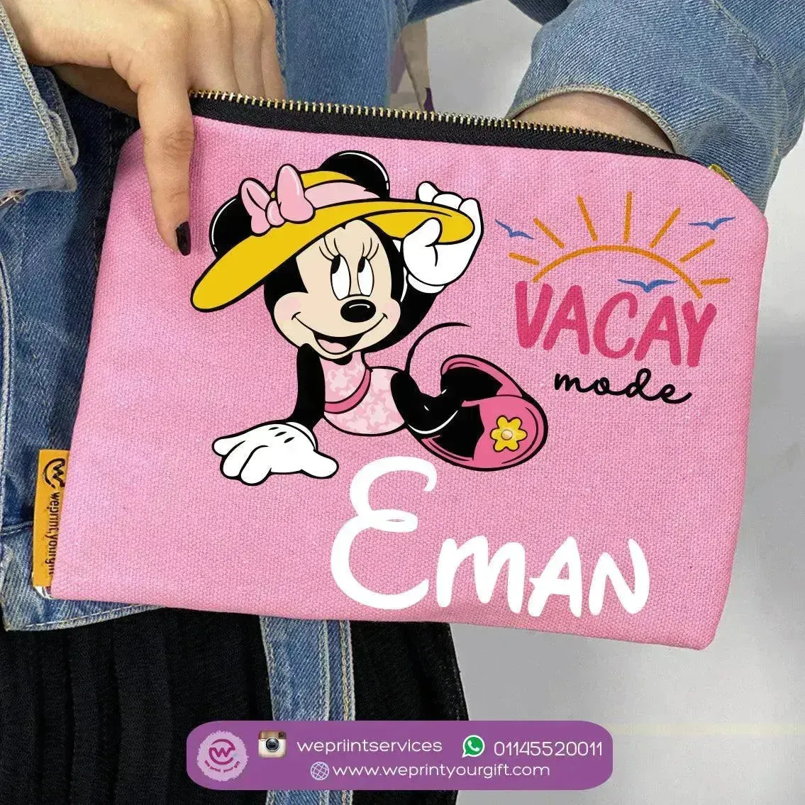 Makeup & Pencil Case-Minnie Mouse -Summer