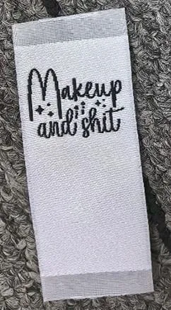 Makeup Assortment Woven Label